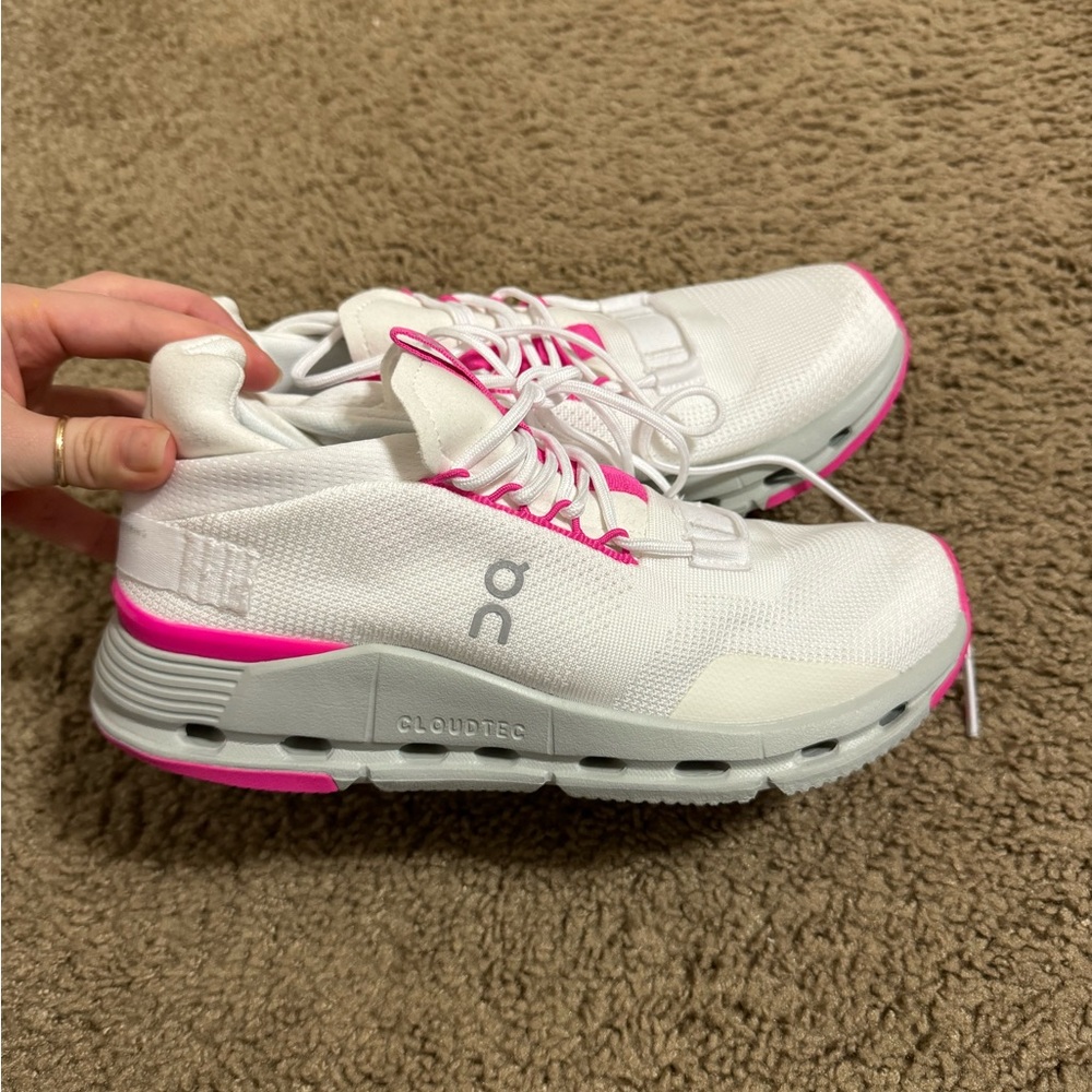 Pink on running